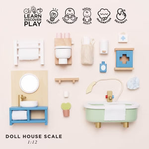 LE TOY VAN Wooden Dolls house Bathroom Furniture - Persnickety Shop