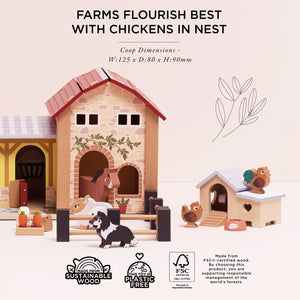 LE TOY VAN Chicken Coop Playset - Persnickety Shop