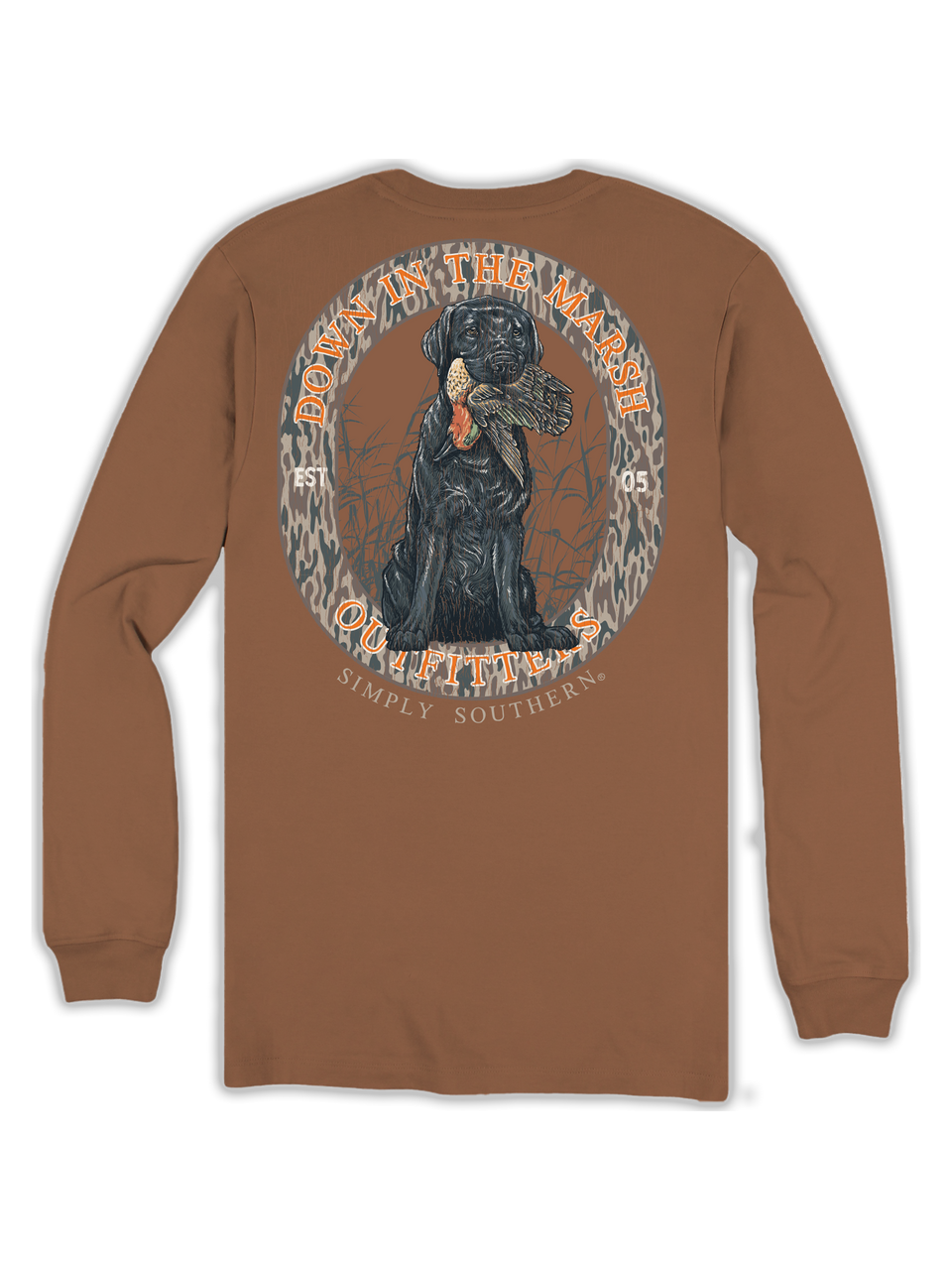 Simply Southern YTH-MN-LS-MARSHDOG-CHSTNT