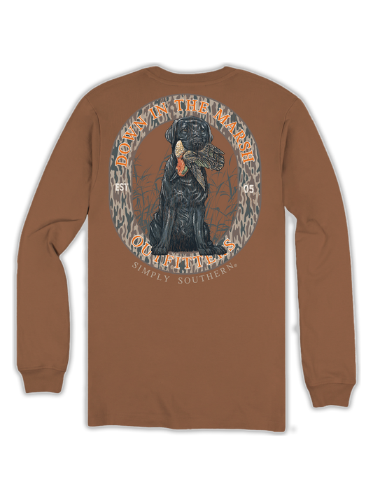 Simply Southern Boys T-shirt MARSHDOG SMALL 6/8