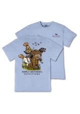 Simply Southern YTH-MN-MINWASH-DOGS-FDBLU-S