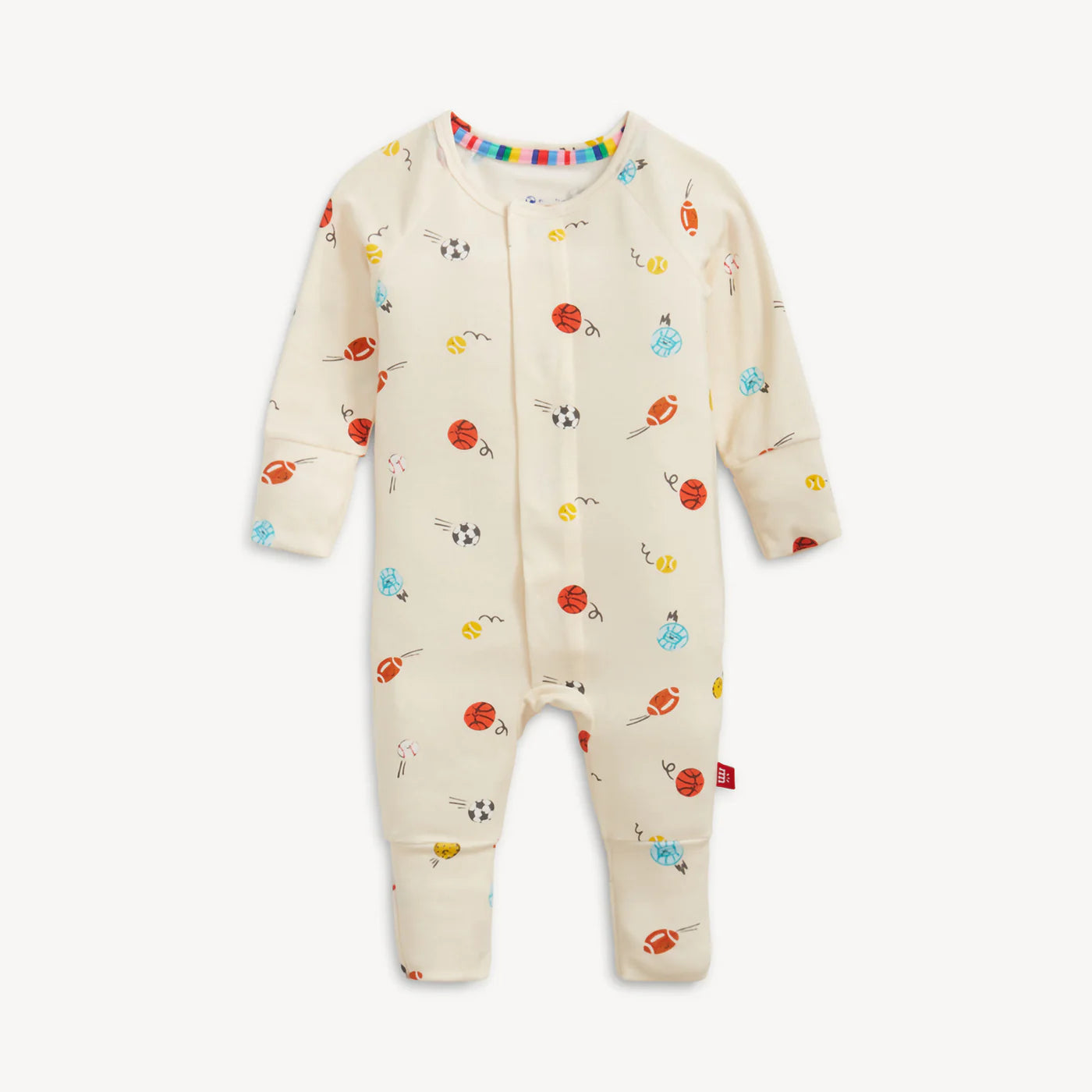 Magnetic Me - Little Baller Modal Magnetic Conv Coverall - Persnickety Shop