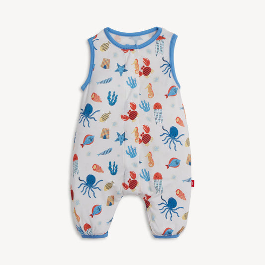 Magnetic Me - Deep Chic Bl Modal Mag S/s Pocket Shrt Romp - Persnickety Shop