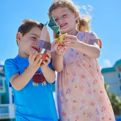 Magnetic Me Deep Chic Pk Modal Magnetic S/S Pocket Girl Dress - Persnickety Shop