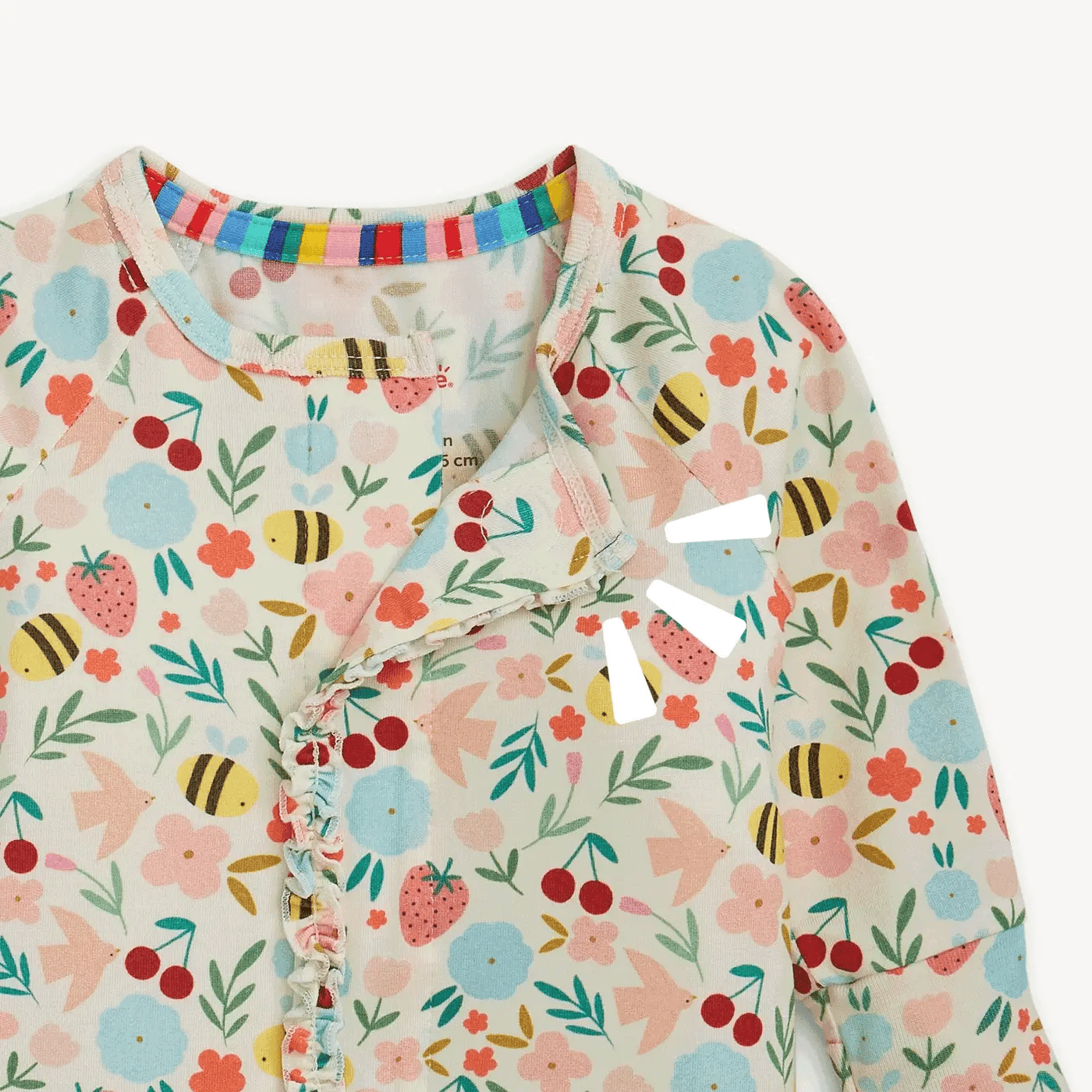 Magnetic Me - Honey Blossom Modal Magnetic Convertible Coverall Ruffle - Persnickety Shop