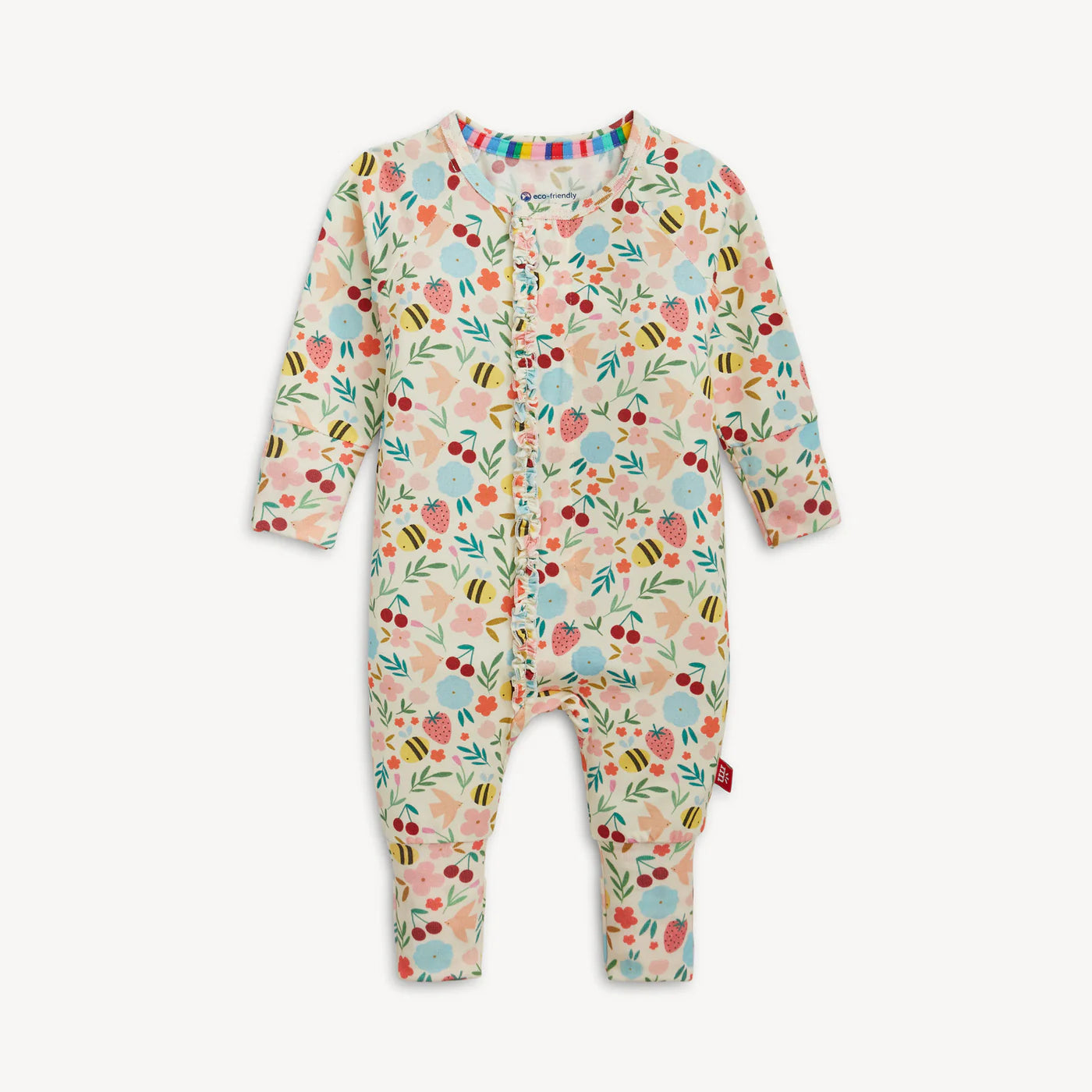 Magnetic Me - Honey Blossom Modal Magnetic Convertible Coverall Ruffle - Persnickety Shop