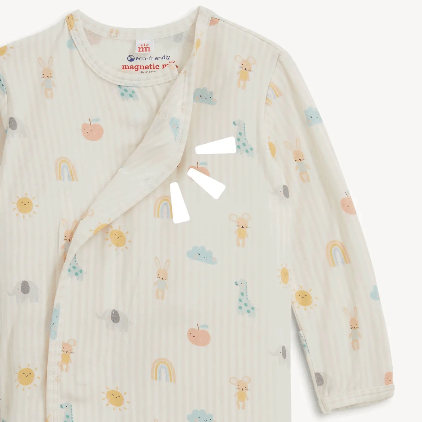 Magnetic Me Lullaby Lullaby Sky Pink Modal Magnetic Kimono Set - Persnickety Shop
