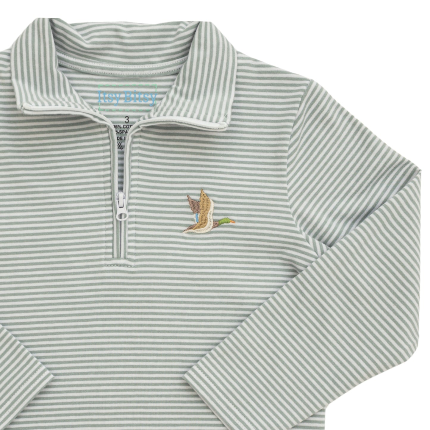 Itsy Bitsy Mallard 1/4 Zip Pullover