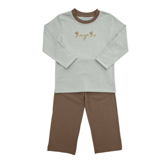 Itsy Bitsy Boys Mallard Pant Set