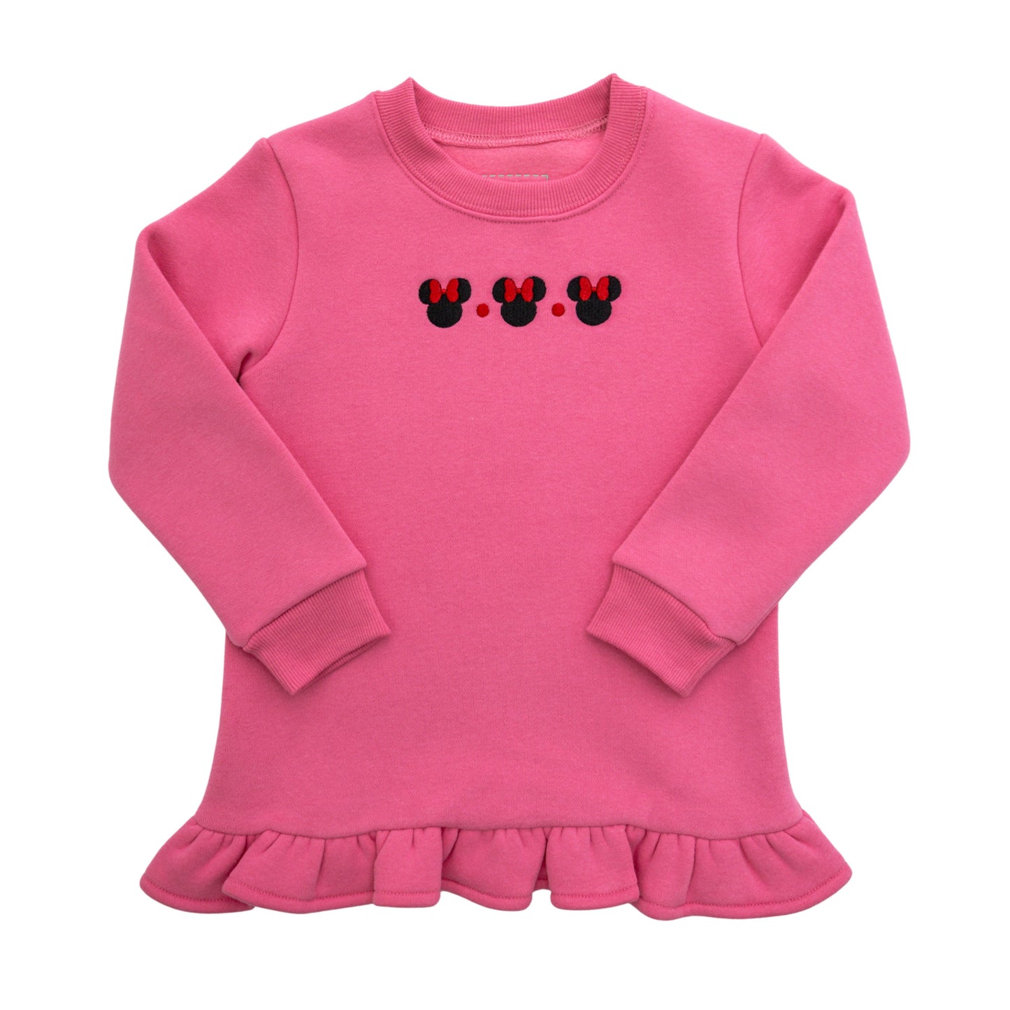 Itsy Bitsy Girls Mouse Ruffle Pullover