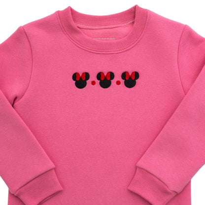Itsy Bitsy Girls Mouse Ruffle Pullover