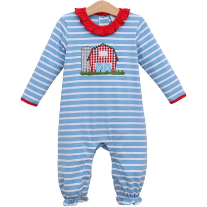 JellyBean by Smock Candy On The Farm Ruffle Romper