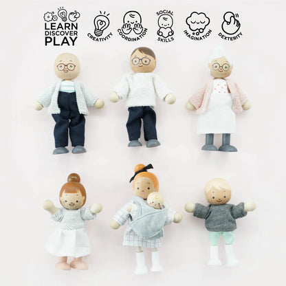 LE TOY VAN Wooden Dolls House Family - Persnickety Shop