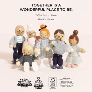 LE TOY VAN Wooden Dolls House Family - Persnickety Shop