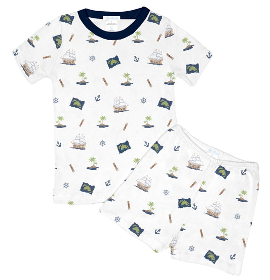 Lyda Baby Pirate's Island 2 Piece Pajama Set Short Set - Persnickety Shop