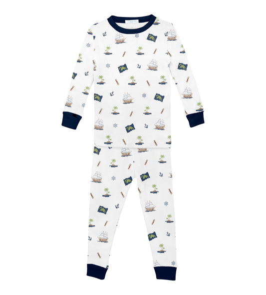 Lyda Baby Long Pirate's Island 2 Piece Pajama Set - Persnickety Shop
