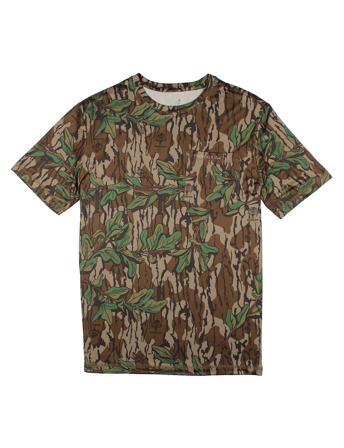PROPERLY TIED Ravine Pocket Tee SS Mossy Oak