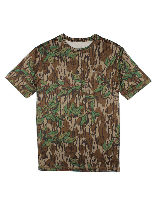 PROPERLY TIED Ravine Pocket Tee SS Mossy Oak