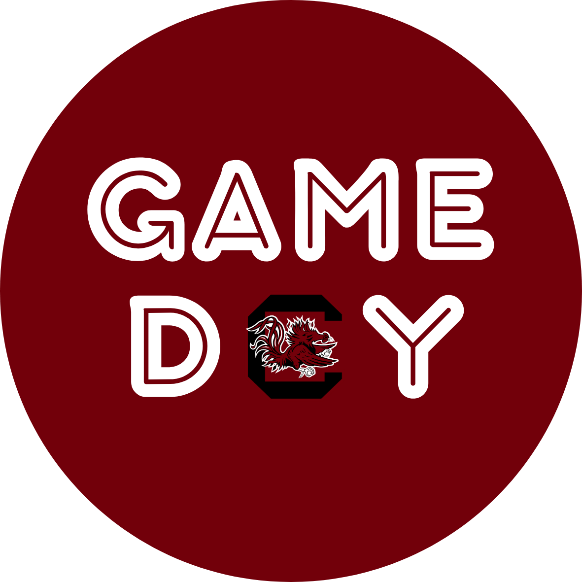 Carolina and Clemson Gameday Buttons - Persnickety Shop