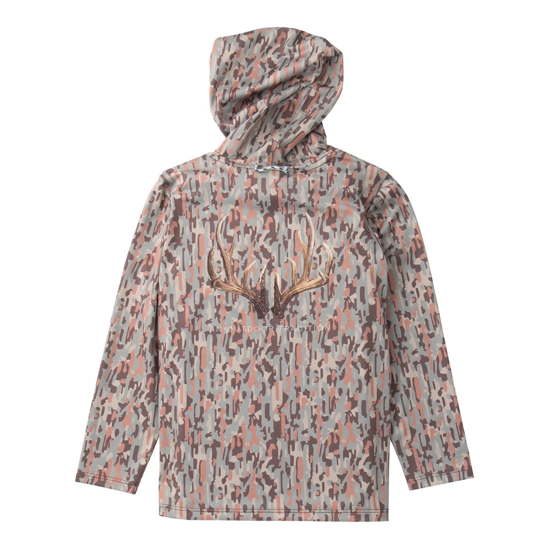 PRODOH Boys' Pro Performance Hoodie T-shirt in  Neutral Stay in the Lines Camo