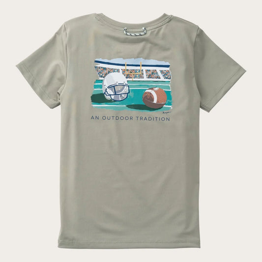 PRODOH Boys' Short Sleeve Pro Performance Polo in Dried Sage