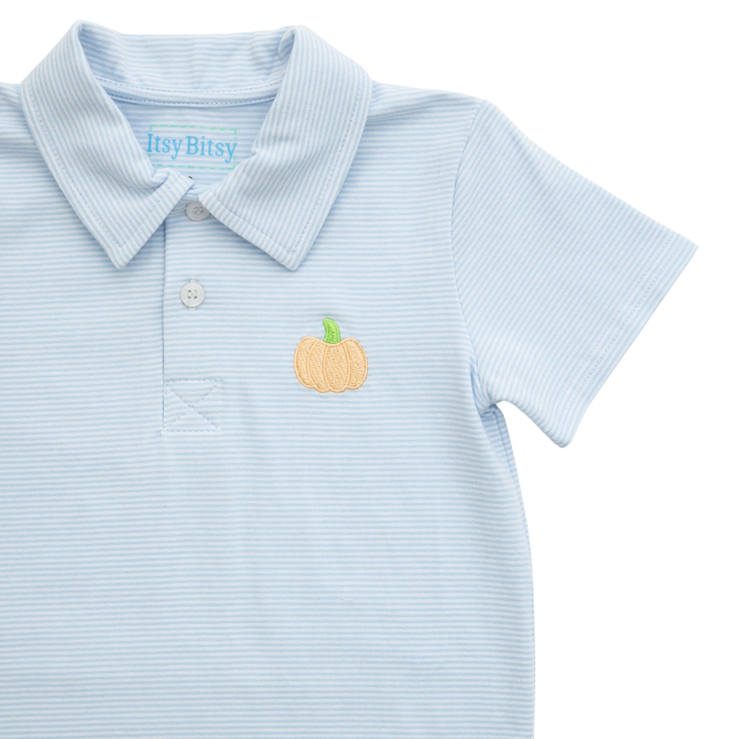 Itsy Bitsy Boys Pumpkin Polo