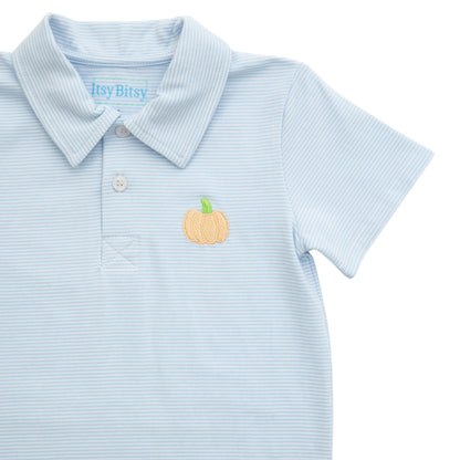 Itsy Bitsy Boys Pumpkin Polo