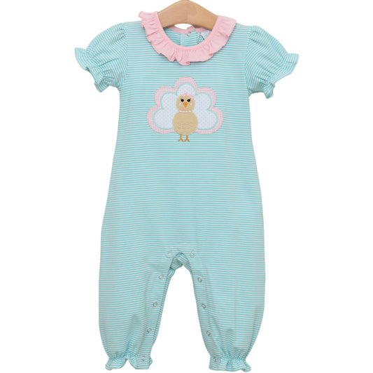*PRE ORDER* JellyBean by Smock Candy Give Thanks Ruffle Romper