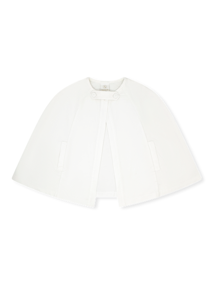 Lullaby Set Royal Cape- Winter White Velvet