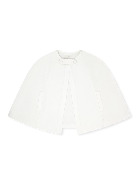 Lullaby Set Royal Cape- Winter White Velvet