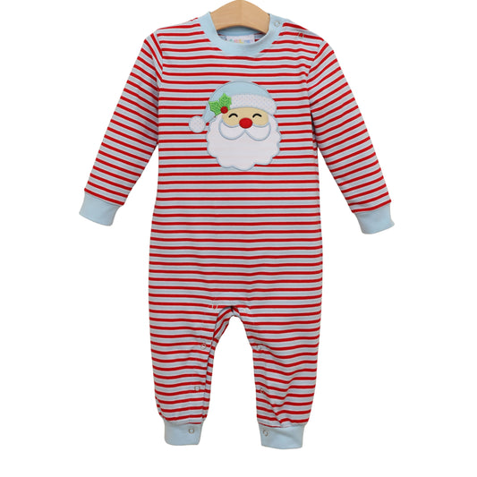*PRE ORDER* Jolly St. Nick Romper Jellybean by Smock Candy