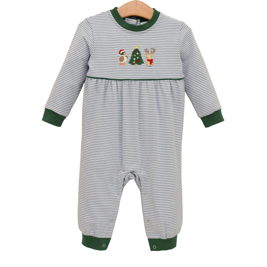 *PRE ORDER* Christmas at the Camp Romper Jellybean by Smock Candy