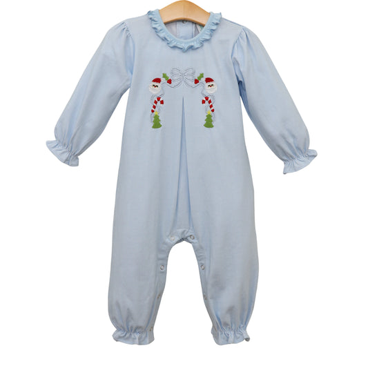 *PRE ORDER* A Classic Christmas Pleat Romper Jellybean by Smock Candy