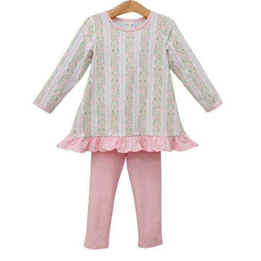 *PRE ORDER* Blush and Boughs Ava Pants Set Jellybean by Smock Candy