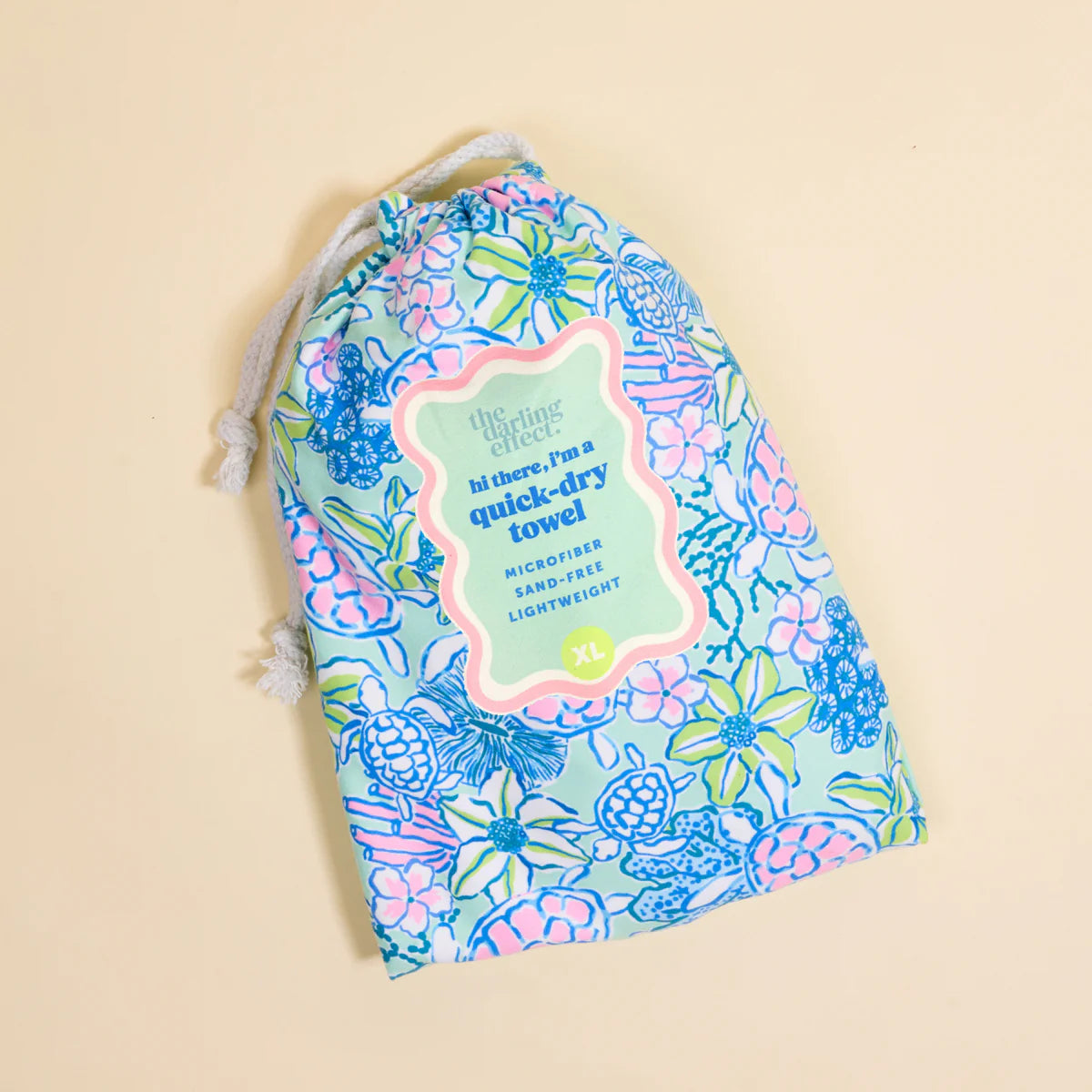 The Darling Effect - Coastal Cove XL Quick-Dry Beach Towel - Persnickety Shop