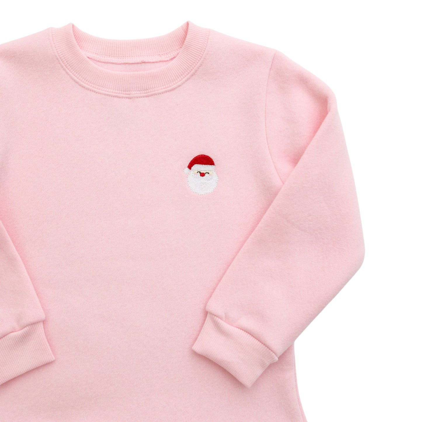 Itsy Bitsy Girls Santa Ruffle Pullover