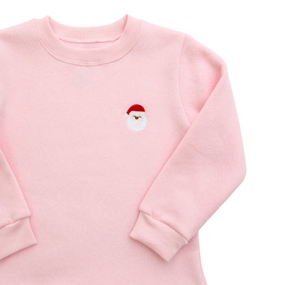 Itsy Bitsy Girls Santa Ruffle Pullover