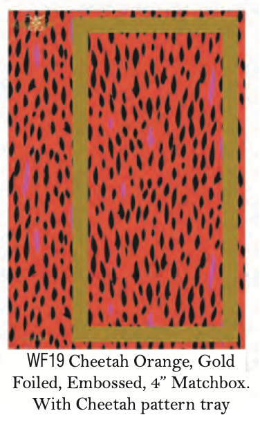 Cheetah Orange  Matches - Persnickety Shop