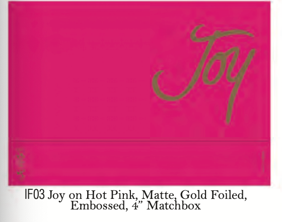 Joy Pink Matches - Persnickety Shop