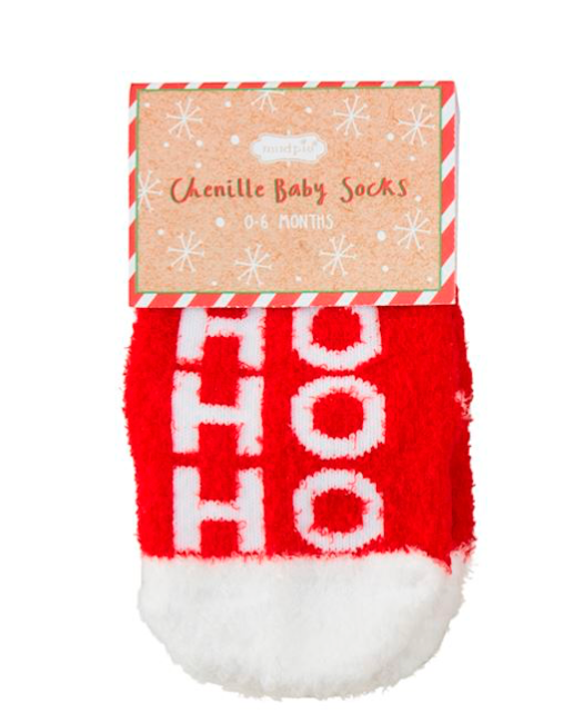 CHRISTMAS BABY CHENILLE SOCKS - Persnickety Shop