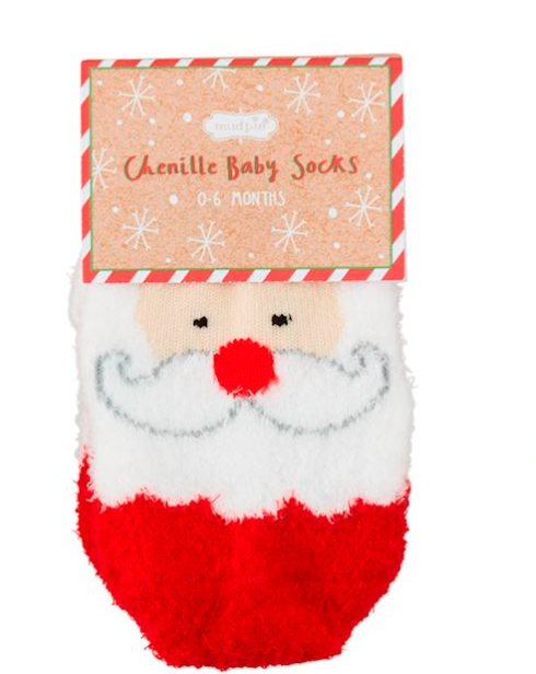CHRISTMAS BABY CHENILLE SOCKS - Persnickety Shop