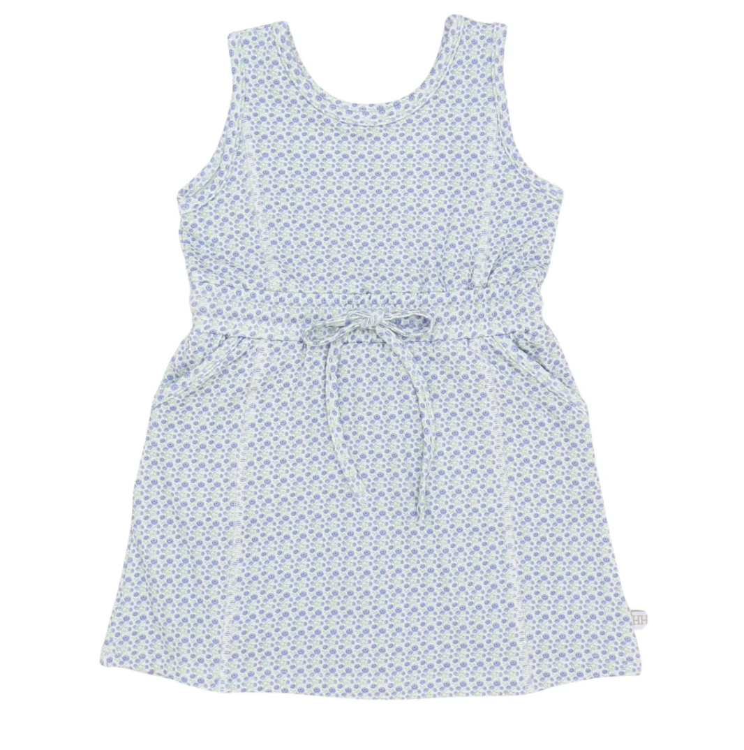Girls Sleeveless Purple Poppy Skort Dress