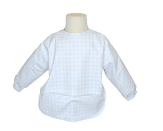 Perfect Smock Small Pimlico Check Light Blue by TRVL Design