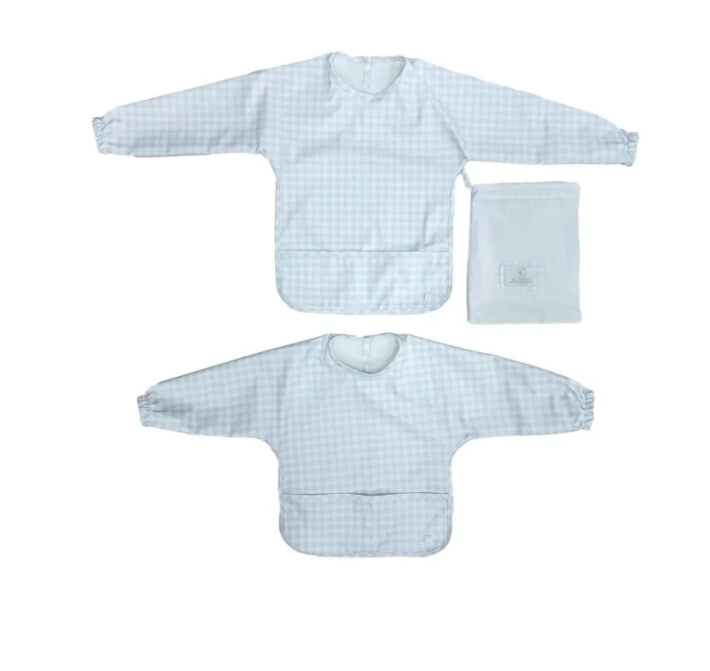 Perfect Smock Small Pimlico Check Light Blue by TRVL Design