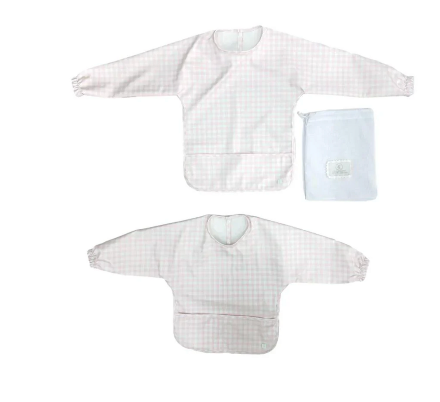 Perfect Smock Small Pimlico Check Light Pink by TRVL Design