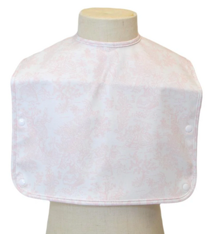 TRVL Best Bib - Bunny Toile Pink