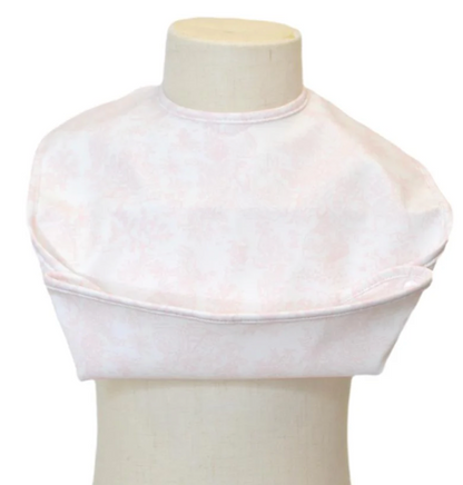 TRVL Best Bib - Bunny Toile Pink