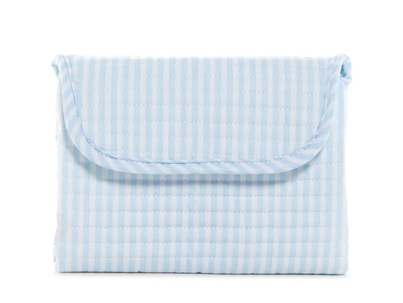 Quilted Changing Mat Pimlico Stripe Light Blue by TRVL