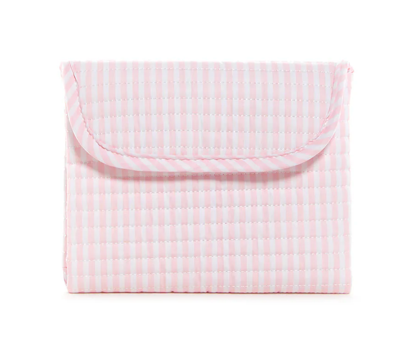 Quilted Changing Mat Pimlico Stripe Light Pink by TRVL