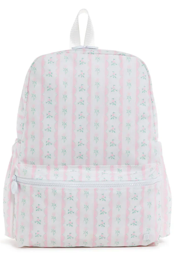 Backpacker Ribbon Floral Pink by TRVL Design